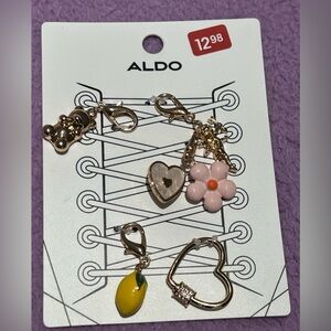 Aldo Silver and Pink Charm Collection